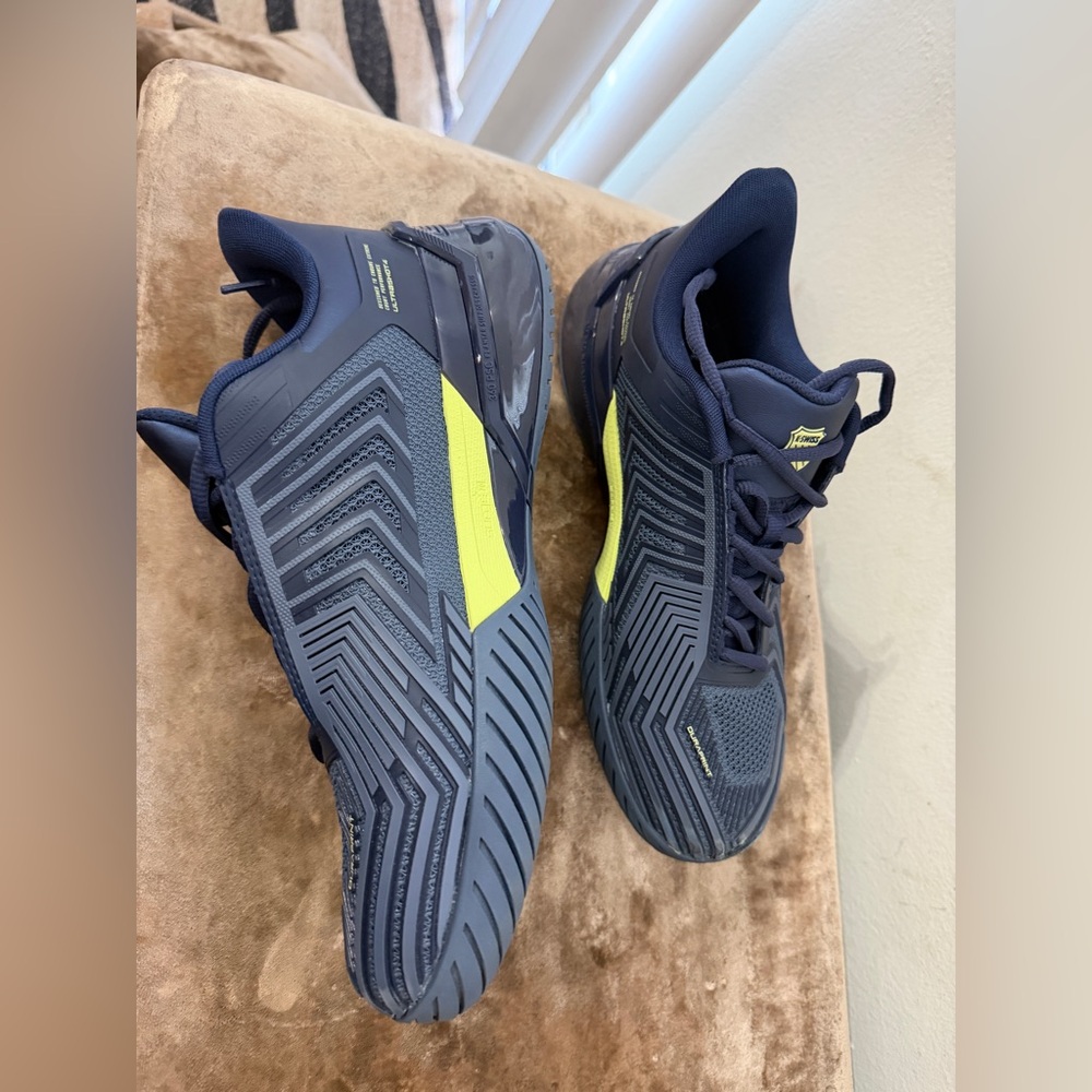 K-Swiss Men's Blue and Neon Athletic Shoes
